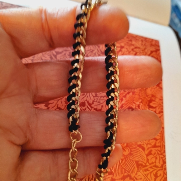 Sey Of 3 Bracelets , Gild Black Rhinstone - Picture 5 of 11